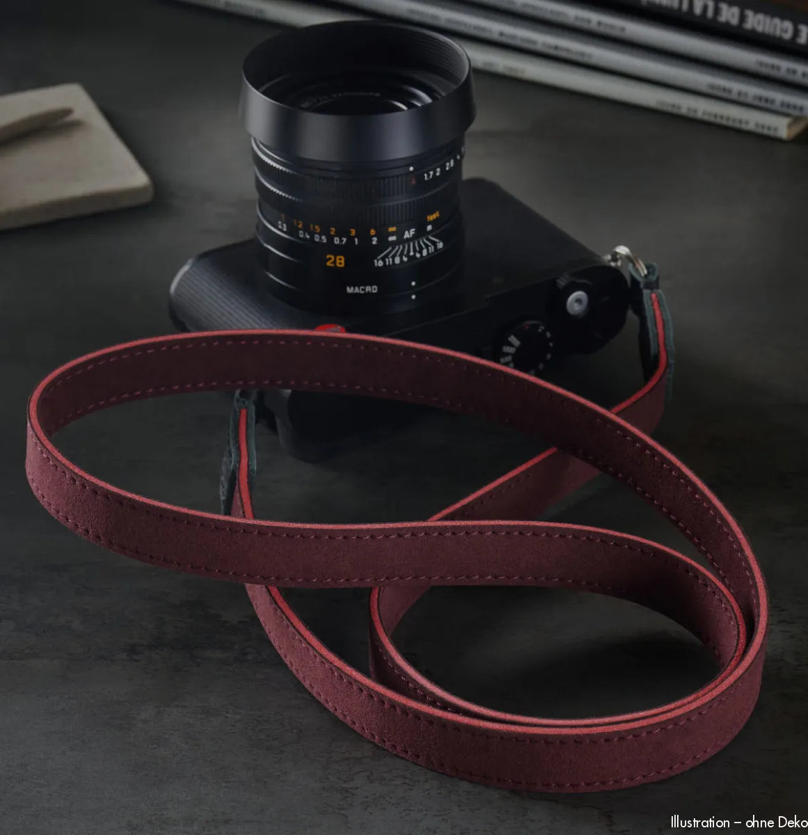 Rock n Roll Camera Straps And Bags Kameragurte | Alcantara Wildleder Kameragurt in Weinrot von für Z.b. Sony A7 Iv