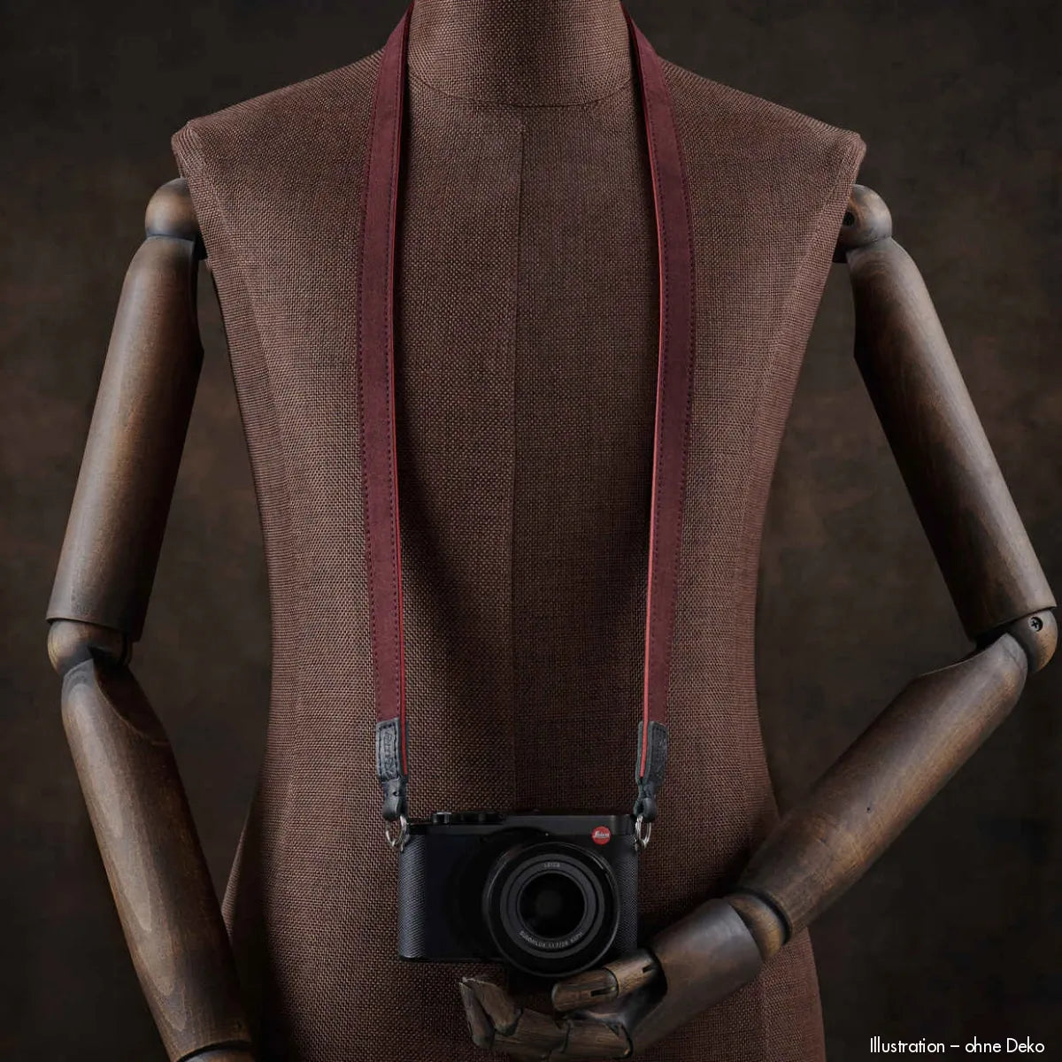 Rock n Roll Camera Straps And Bags Kameragurte | Alcantara Wildleder Kameragurt in Weinrot von für Z.b. Sony A7 Iv