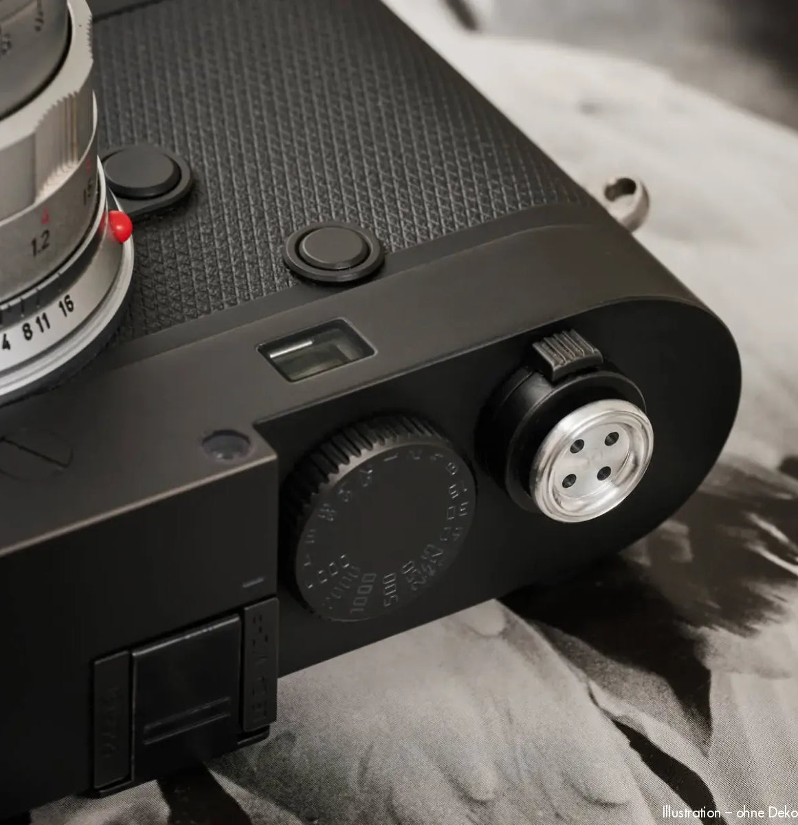 Rock n Roll Camera Straps And Bags Auslöseknöpfe | Auslöseknopf Aluminium Silber | Soft Release Button von Kamera Zubehör für Z.b. Leica &