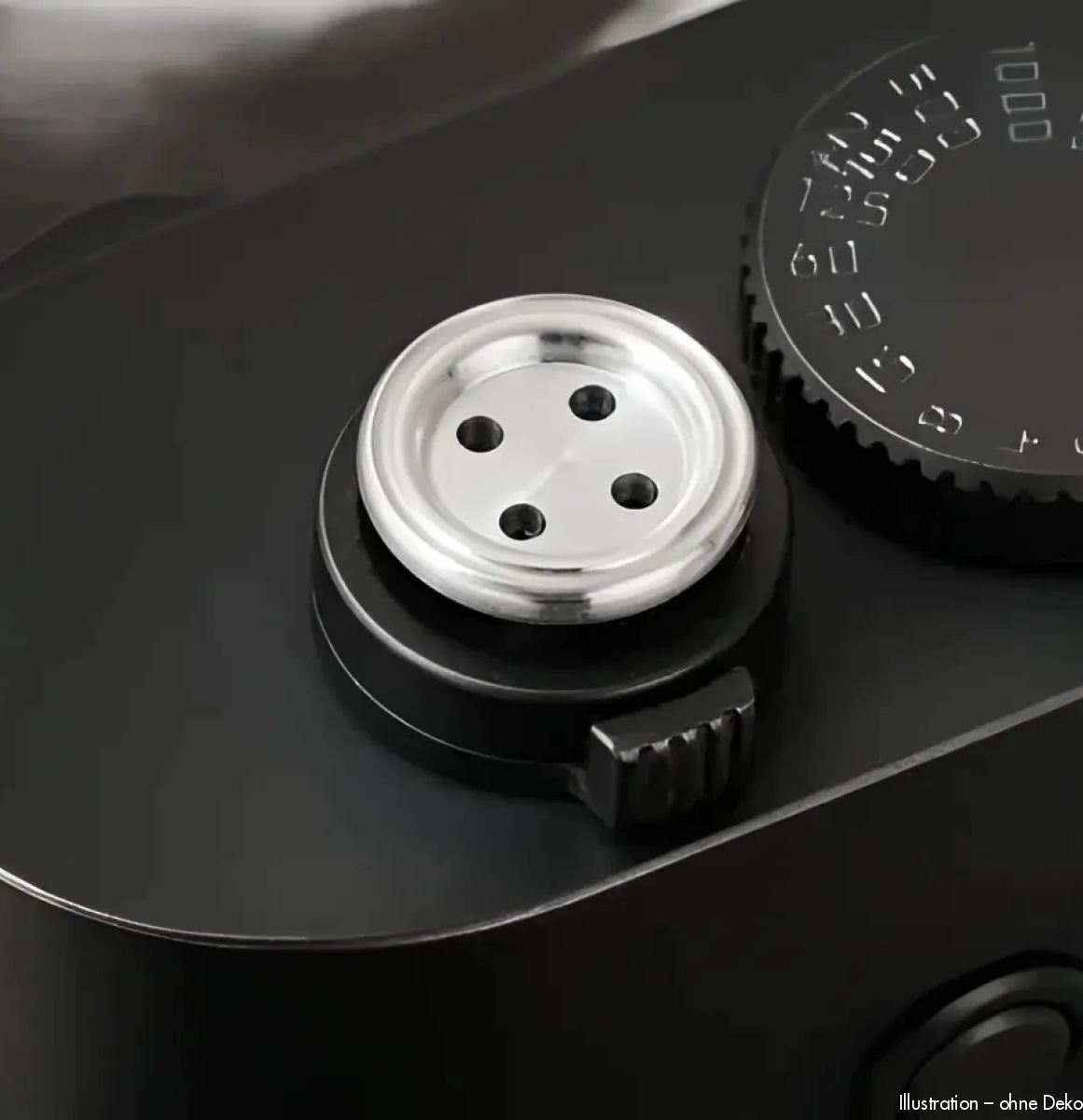 Rock n Roll Camera Straps And Bags Auslöseknöpfe | Auslöseknopf Aluminium Silber | Soft Release Button von Kamera Zubehör für Z.b. Leica &