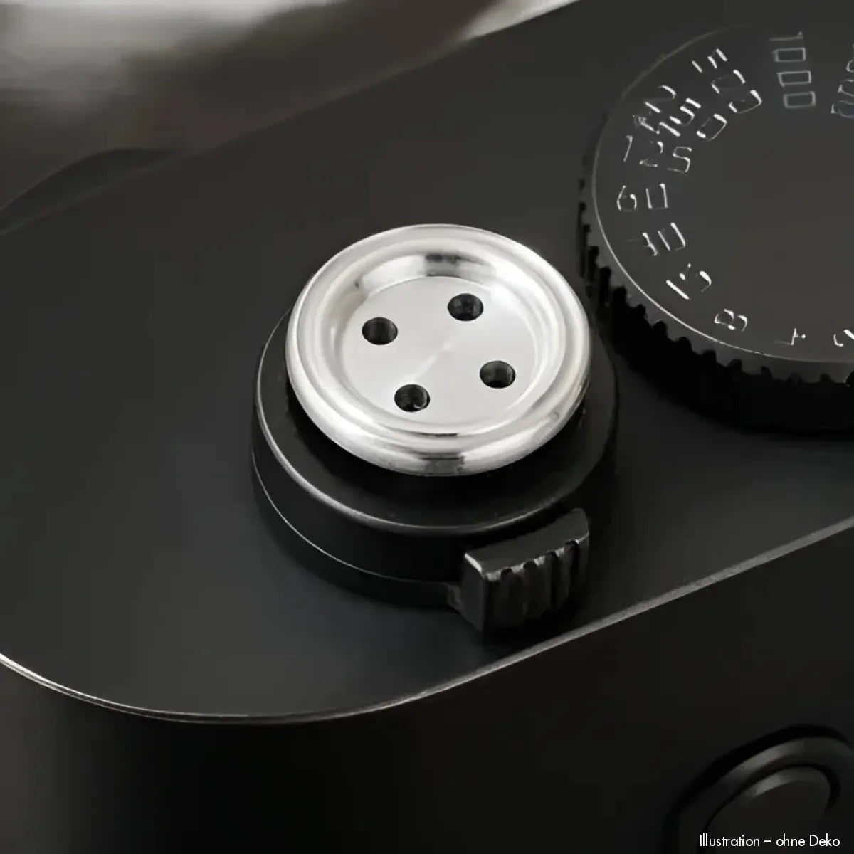 Rock n Roll Camera Straps And Bags Auslöseknöpfe | Auslöseknopf Aluminium Silber | Soft Release Button von Kamera Zubehör für Z.b. Leica &