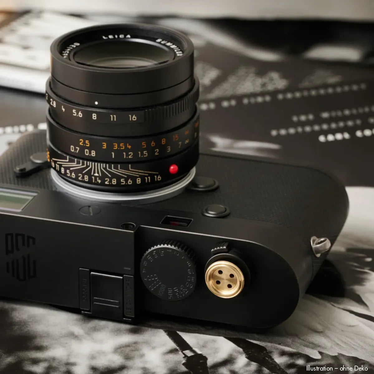 Rock n Roll Camera Straps And Bags Auslöseknöpfe | Auslöseknopf aus Messing | Knopf Design in Gold