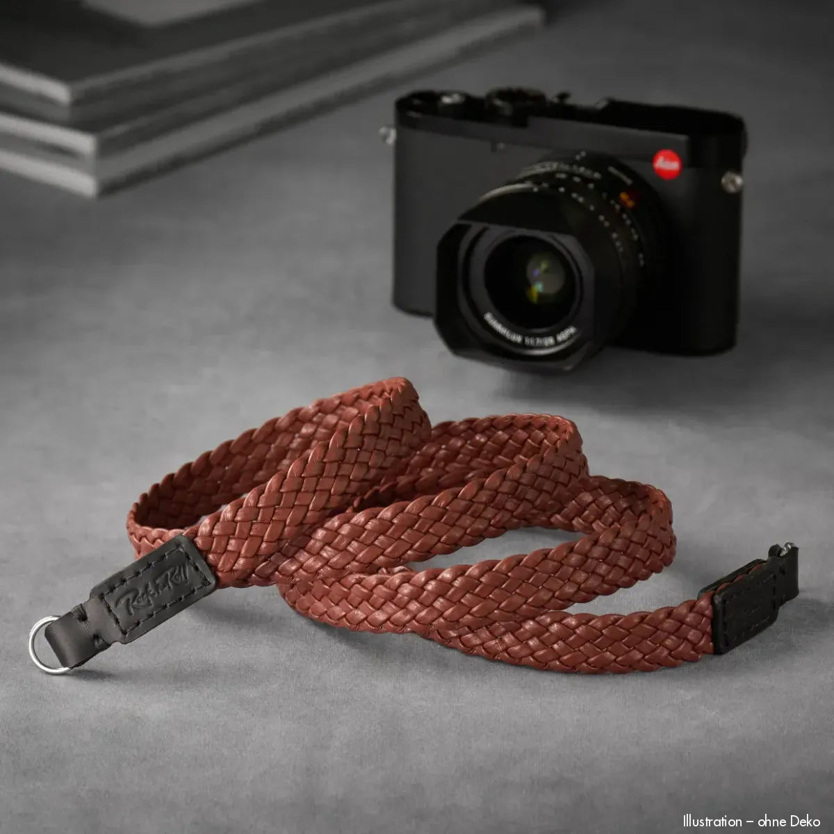 Rock n Roll Camera Straps And Bags Kamerazubehör Speziell für Leica | Geflochtener Leder Kameragurt von Braun/schokobraun 100cm | Z.b. m