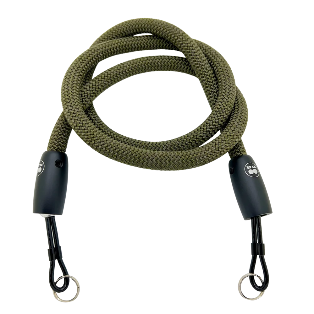 Tuenne Technical Outdoor Design Kameragurte | Khaki / Grün - New - Seil | Kamera Schultergurt Aus Seil In Olive Grün | Handgefertigt |