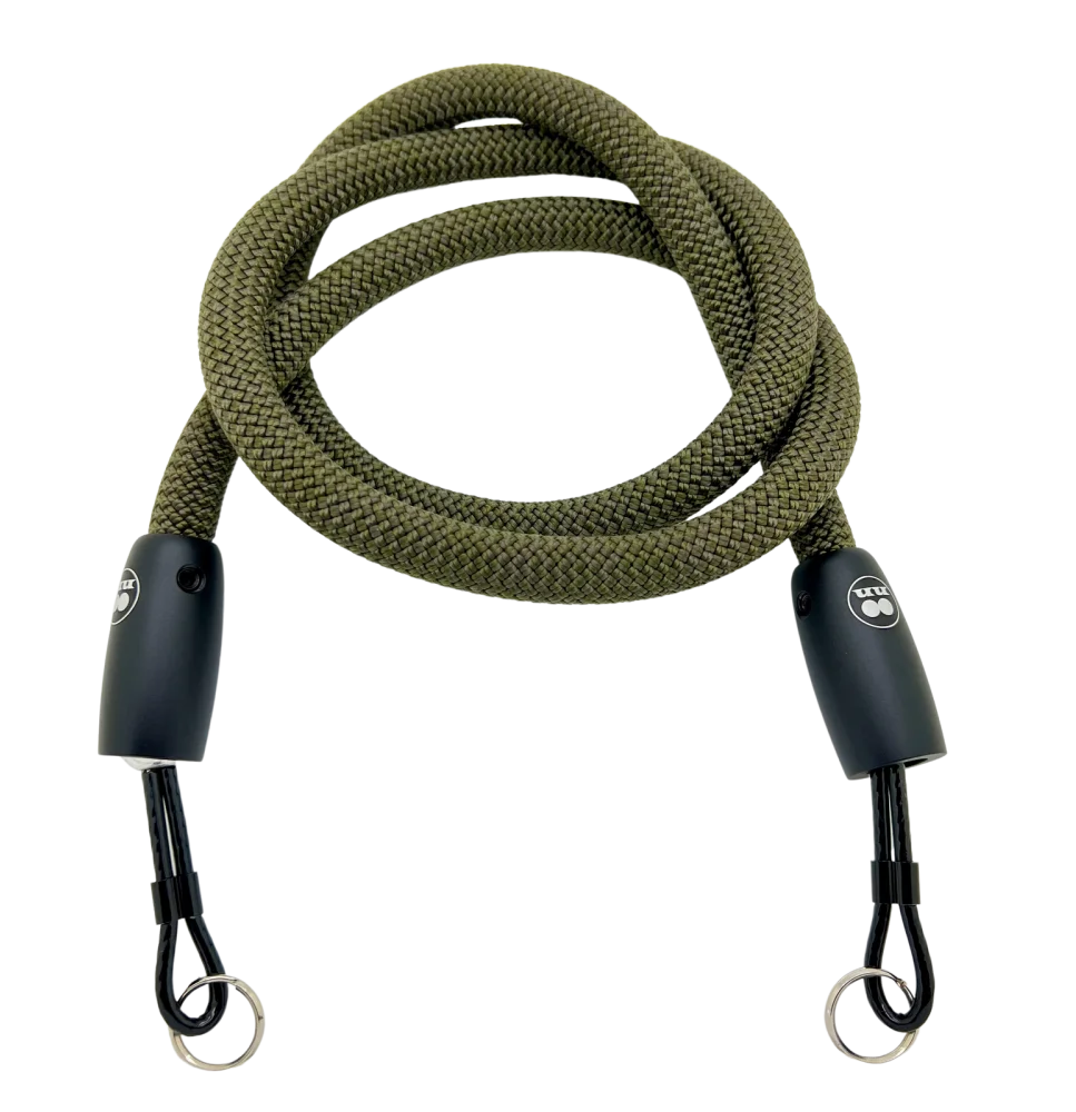 Tuenne Technical Outdoor Design Kameragurte | Khaki / Grün - New - Seil | Kamera Schultergurt Aus Seil In Olive Grün | Handgefertigt |