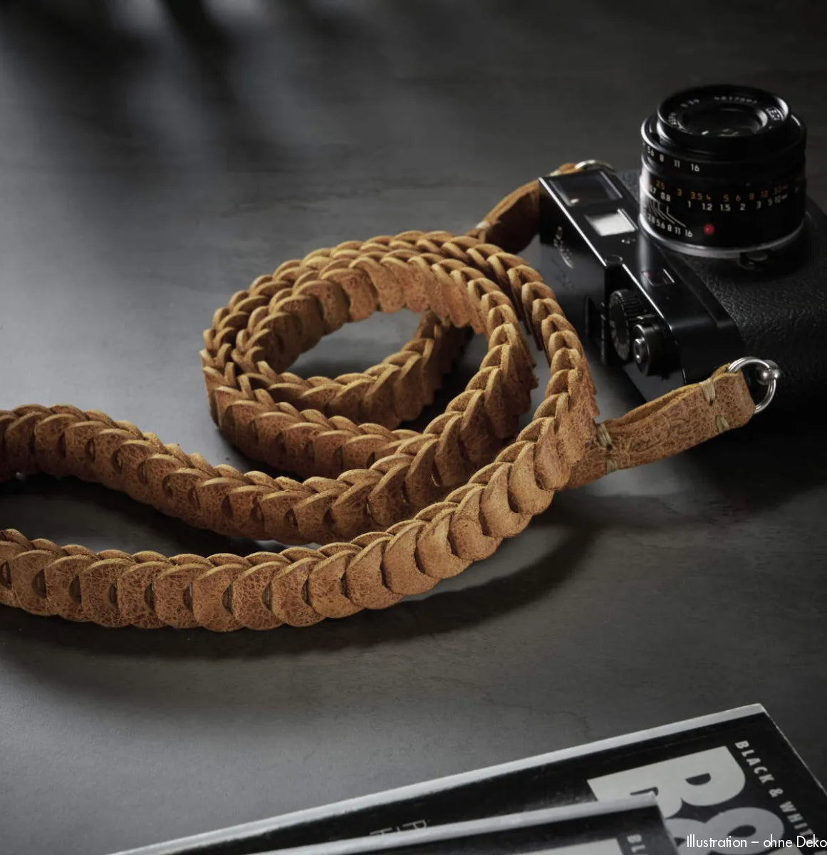 Rock n Roll Camera Straps And Bags Kameragurte | Kamera Schultergurt | Britisches Leder | Used Tan | von n | für Z.b. Sony A7r v | 125cm