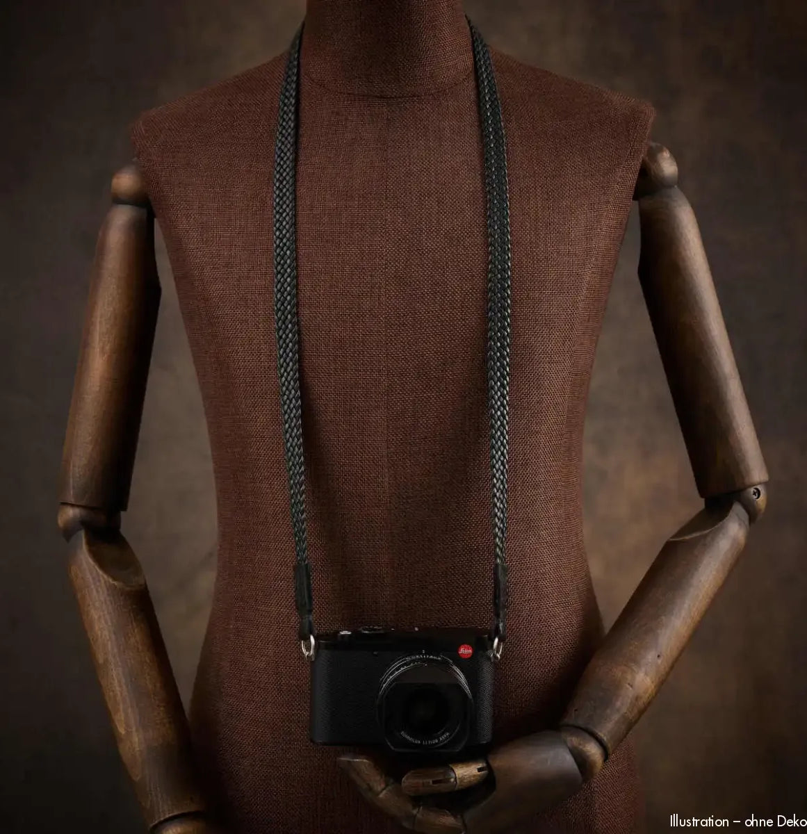 Rock n Roll Camera Straps And Bags Kamerazubehör Speziell für Leica | Kamera Schultergurt Handgefertigt von Leder Schwarz Z.b. Q3 | 125cm