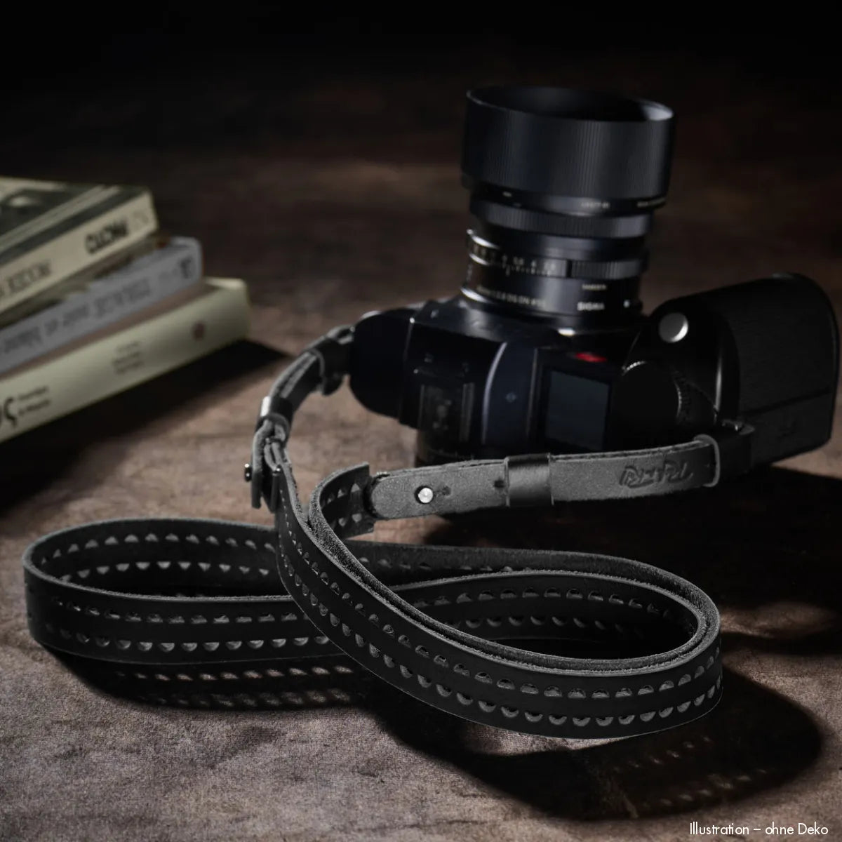 Rock n Roll Camera Straps And Bags Kamerazubehör Speziell für Leica | Kamera Tragegurt in Schwarz aus Italienischem Kalbsleder von n