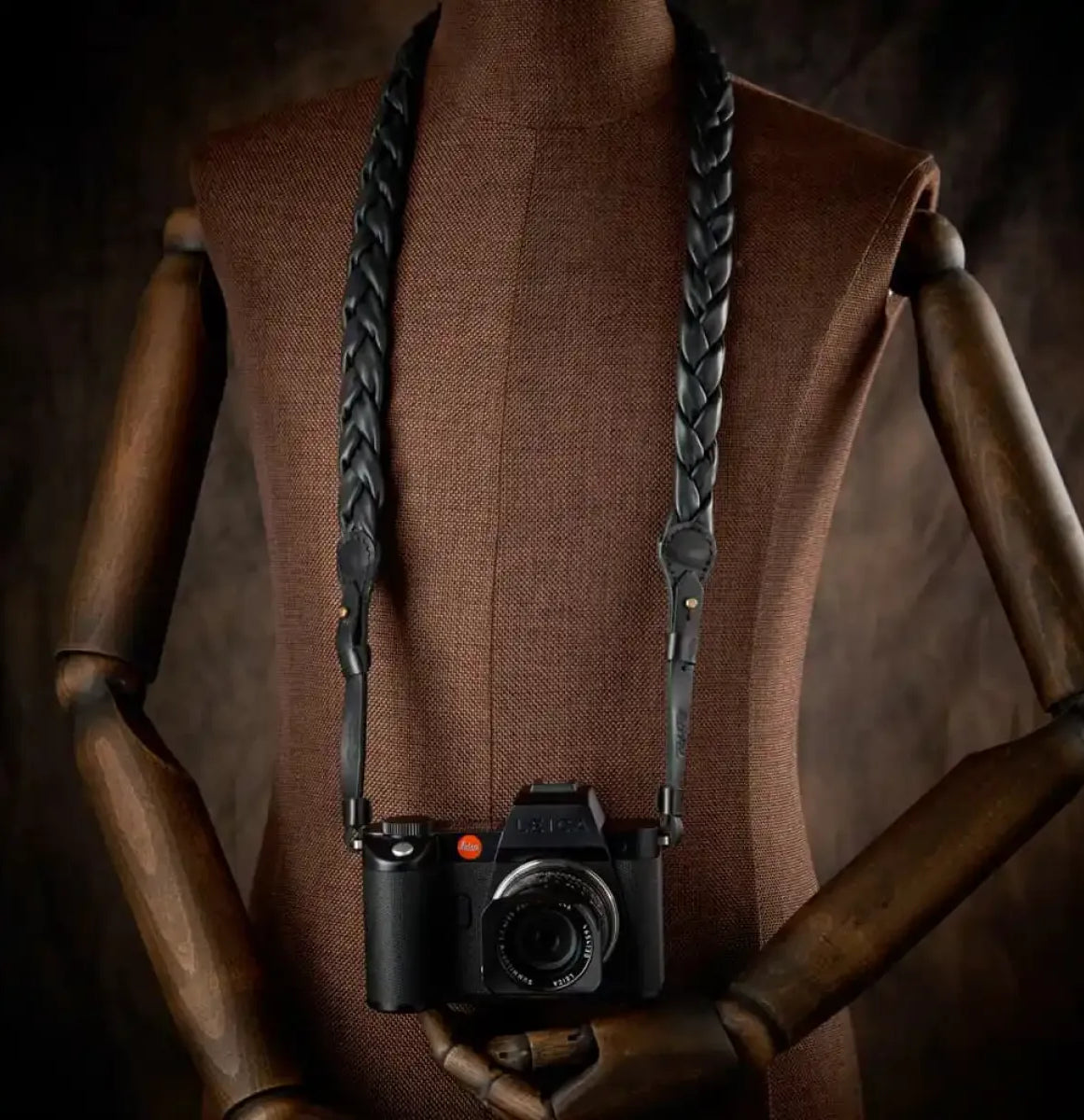 Rock n Roll Camera Straps And Bags Kameragurte | Kamera Trageriemen für Leica Sl Sl2 s | Nappaleder | Schwarz | Rock n Roll | 100