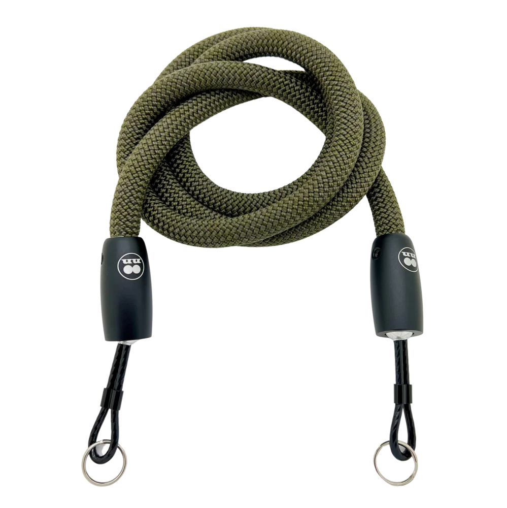 Tuenne Technical Outdoor Design Kameragurte | Khaki / Grün - New - Seil | Kameragurt Aus Kletterseil In Olive Grün | Patentiert Von Tuenne