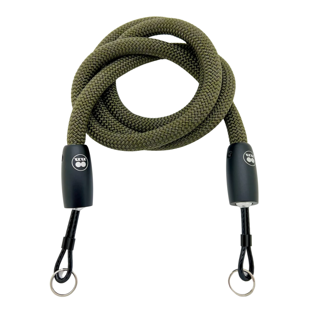 Tuenne Technical Outdoor Design Kameragurte | Khaki / Grün - New - Seil | Kameragurt Aus Kletterseil In Olive Grün | Patentiert Von Tuenne