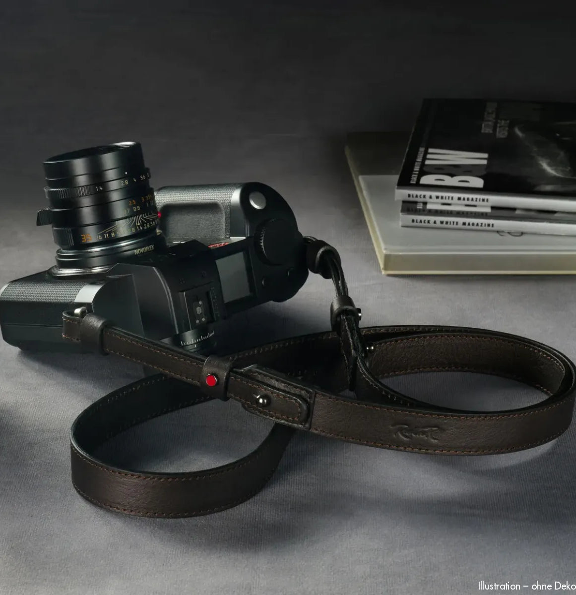 Rock n Roll Camera Straps And Bags Kamerazubehör Speziell für Leica | Kameragurt Leder Dunkelbraun | 125cm | Z.b.für Sl3