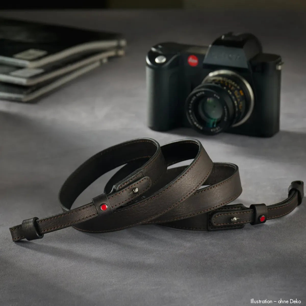 Rock n Roll Camera Straps And Bags Kamerazubehör Speziell für Leica | Kameragurt Leder Dunkelbraun | 125cm | Z.b.für Sl3