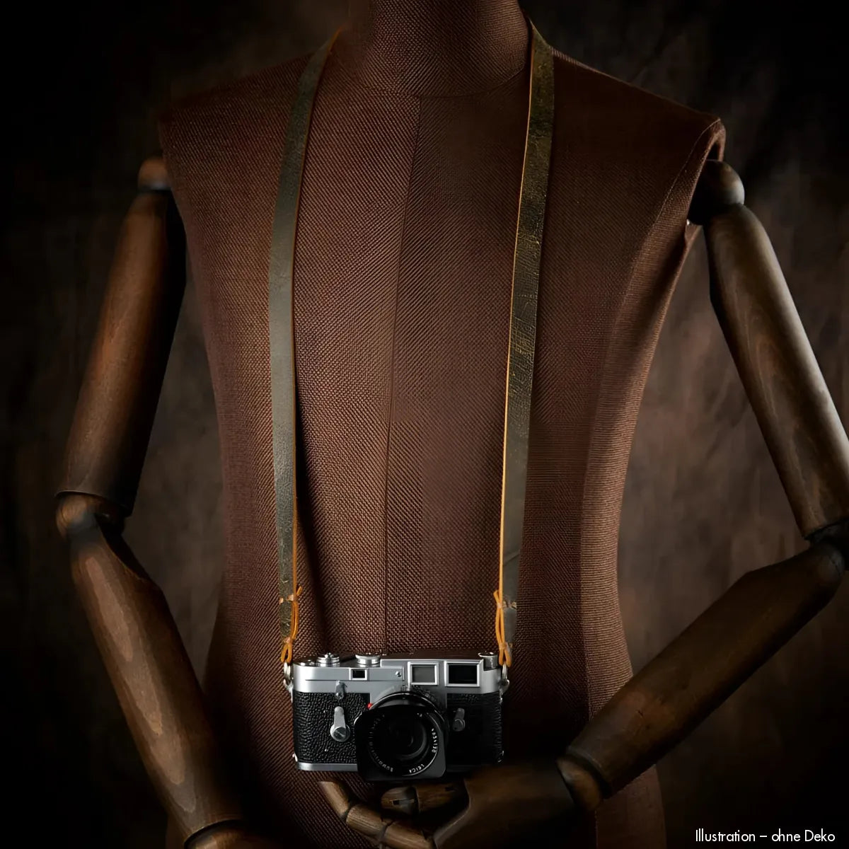 Rock n Roll Camera Straps And Bags Kameragurte | Kameragurt aus Leder in Vintage Braun von für Spiegellose Kameras | 125cm