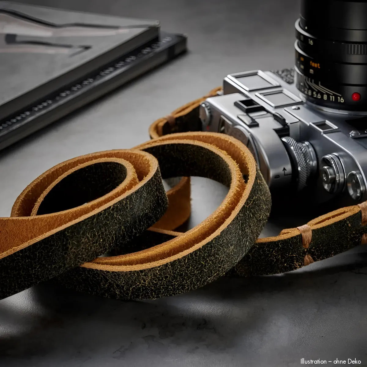 Rock n Roll Camera Straps And Bags Kameragurte | Kameragurt aus Leder in Vintage Braun von für Spiegellose Kameras | 125cm