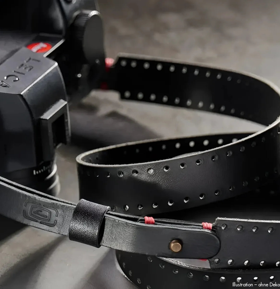 Rock n Roll Camera Straps And Bags Kameragurte | Kameragurt Leder The Film Strap Lsi | Schwarz 100cm | für Leica Sl Serie