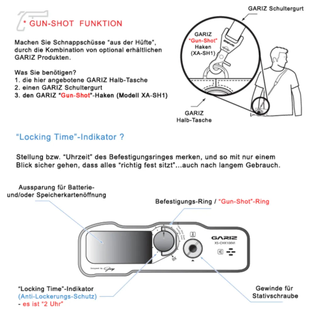 Gariz Design Half Case Bereitschaftstasche | Leder Fototasche Für Fuji X100vi In Dunkelbraun | Exklusives Design By Gariz