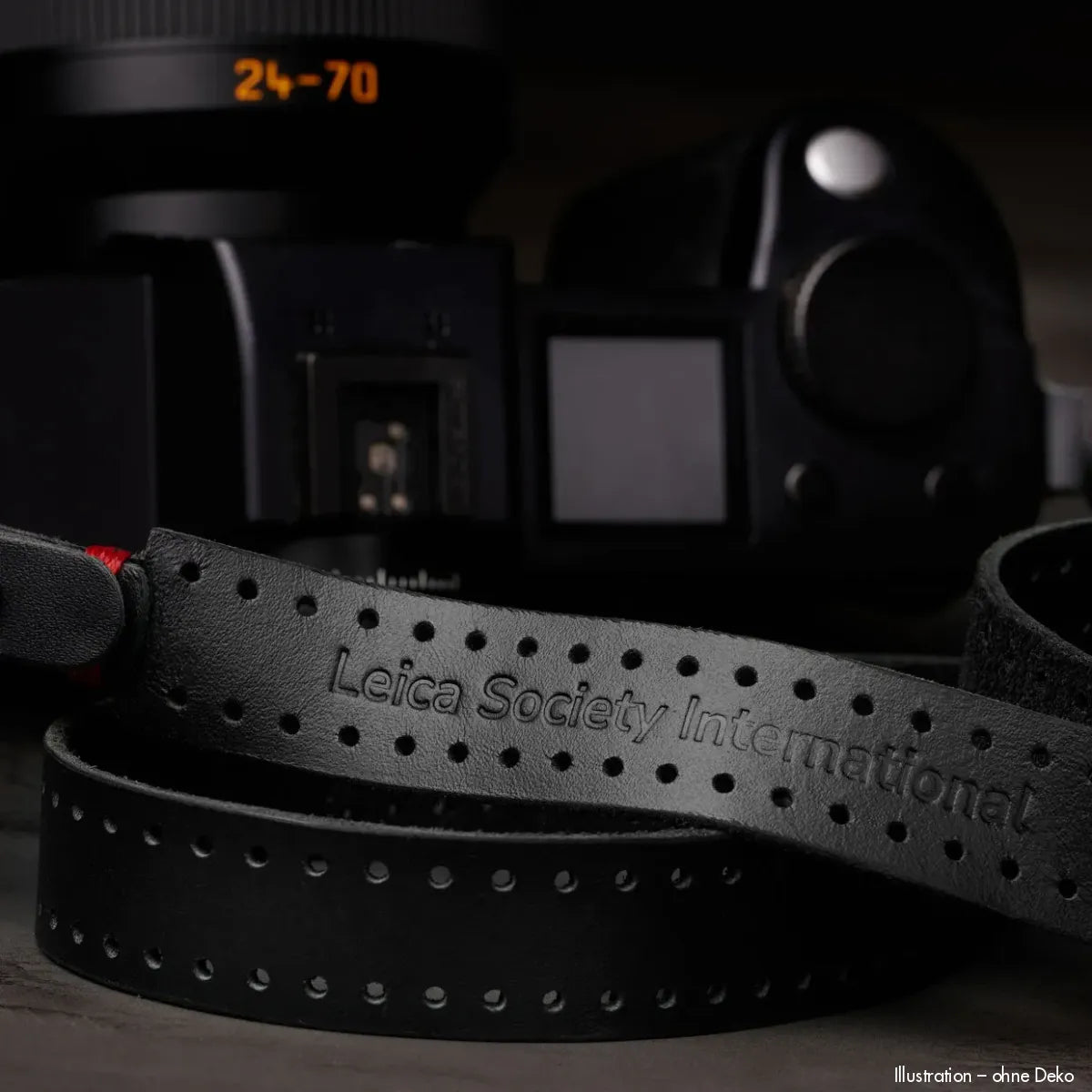 Rock n Roll Camera Straps And Bags Kameragurte | Leder Kamera Schultergurt für Leica Sl von | Schwarz | The Film Strap | 125cm