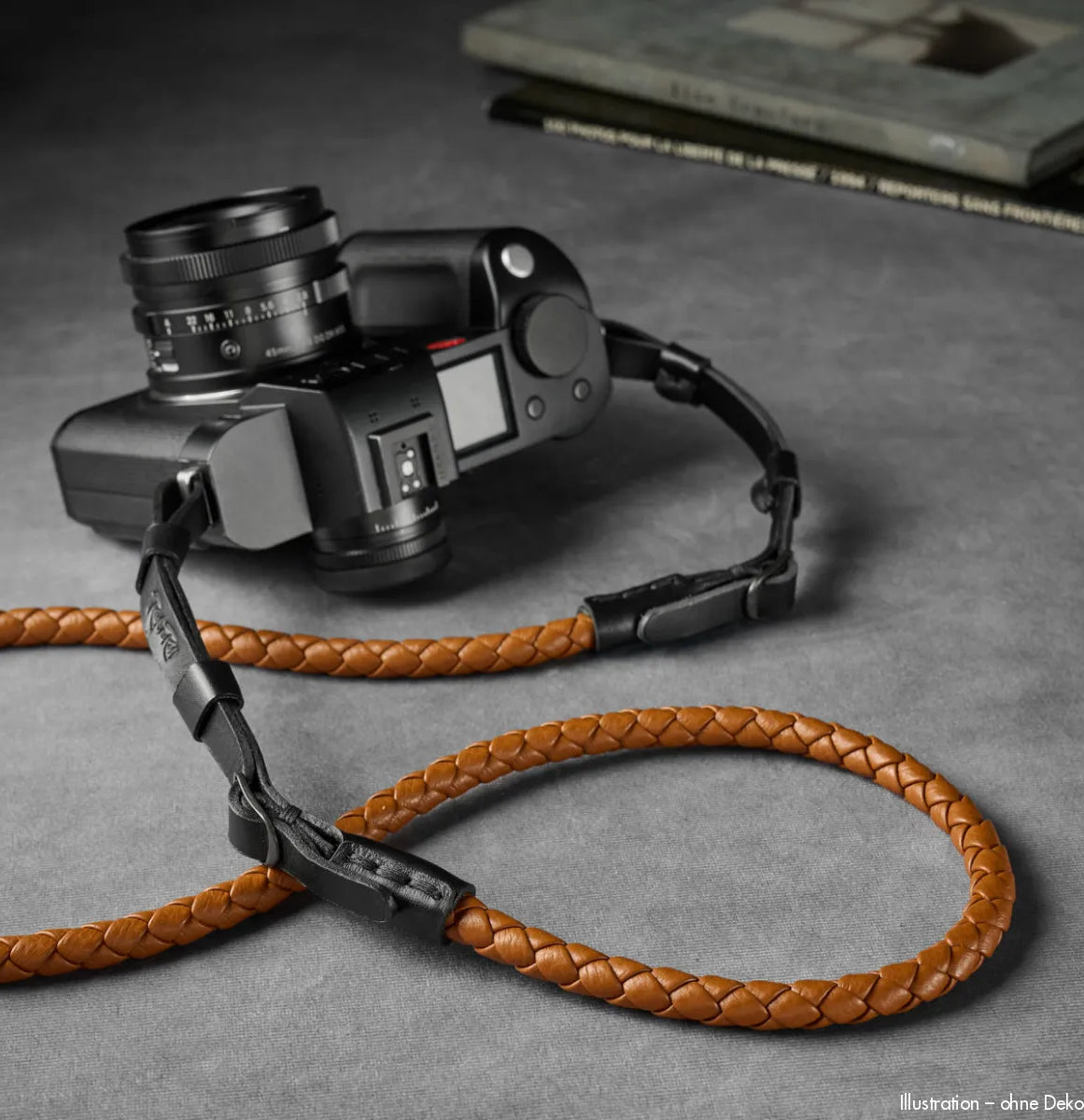 Rock n Roll Camera Straps And Bags Kameragurte | Leder Kamera Schultergurt von in Tan (hellbraun) für Z.b. Leica Sl2 s | 100cm