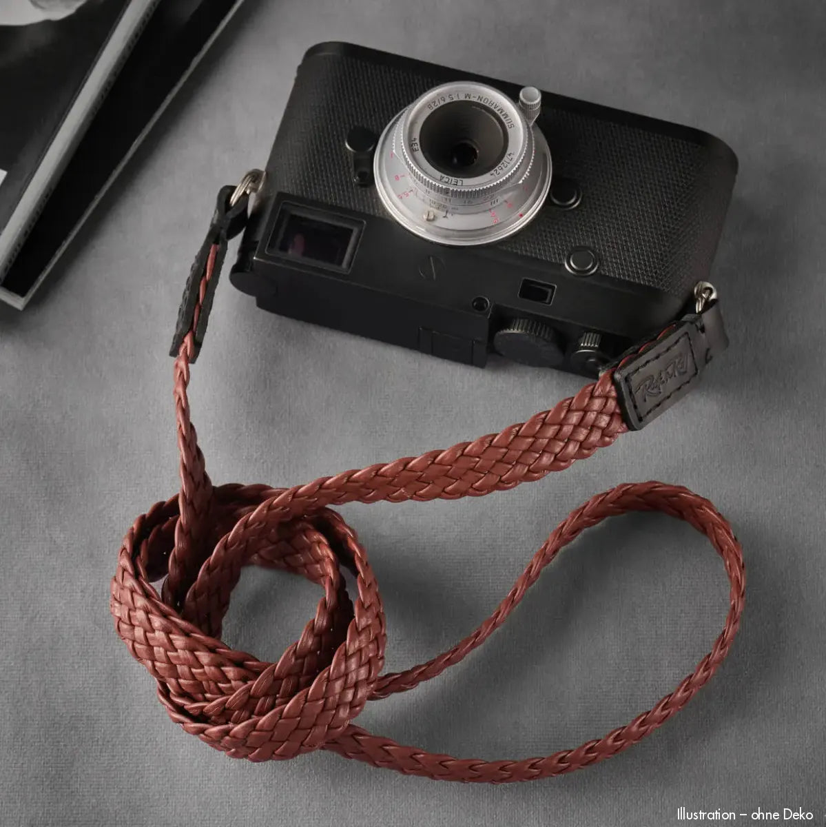 Rock n Roll Camera Straps And Bags Kamerazubehör Speziell für Leica | Leder Kameragurt Geflochten Braun von | Kalbsleder | 125cm | M11 U.a.