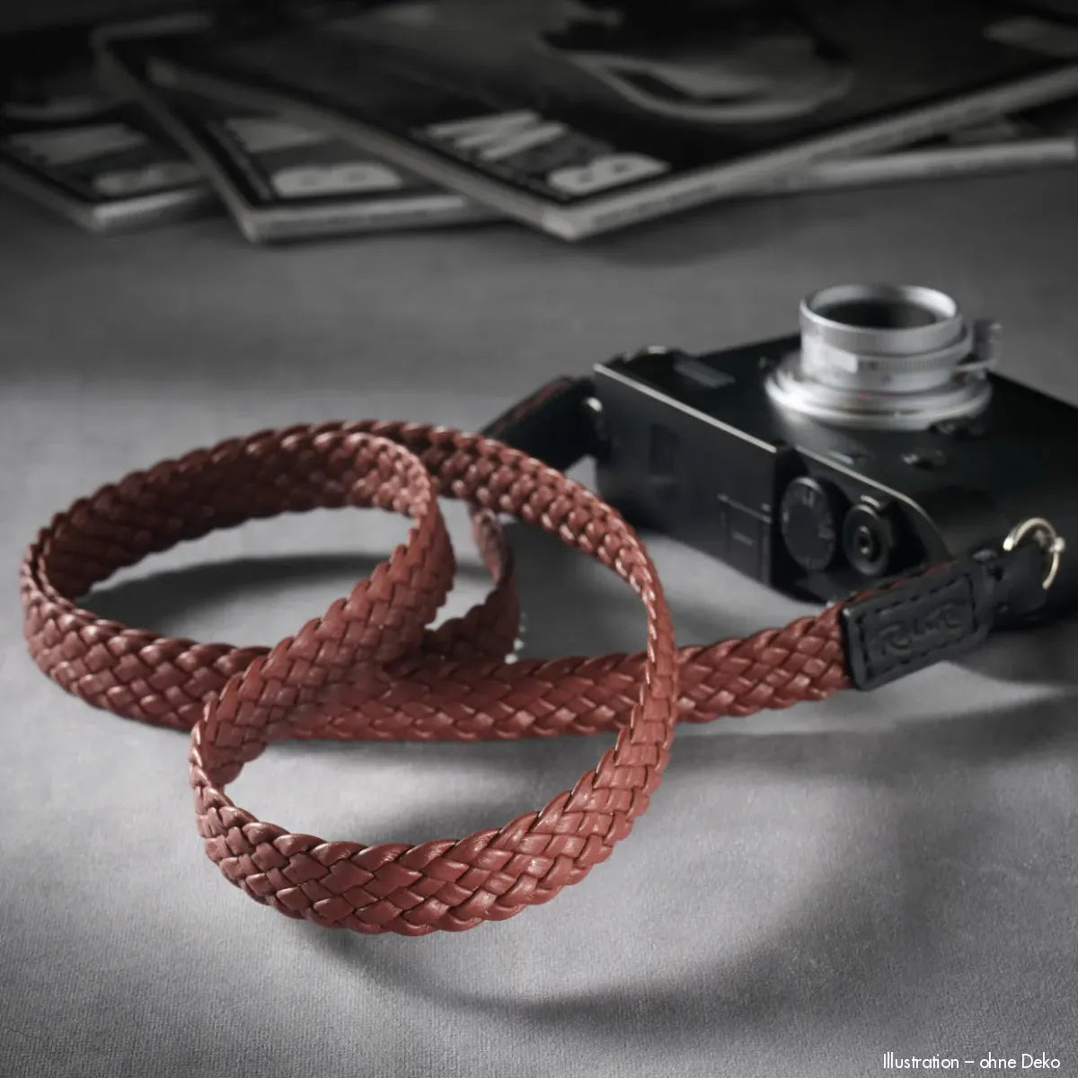 Rock n Roll Camera Straps And Bags Kamerazubehör Speziell für Leica | Leder Kameragurt Geflochten Braun von | Kalbsleder | 125cm | M11 U.a.