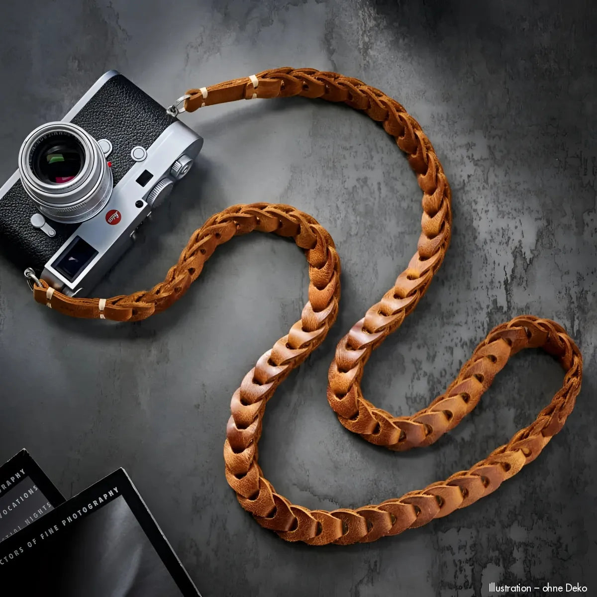 Rock n Roll Camera Straps And Bags Kameragurte | Leder Kameragurt in Hellbraun von | Vintage Design | Z.b. für Leica d Lux 8 | 100cm
