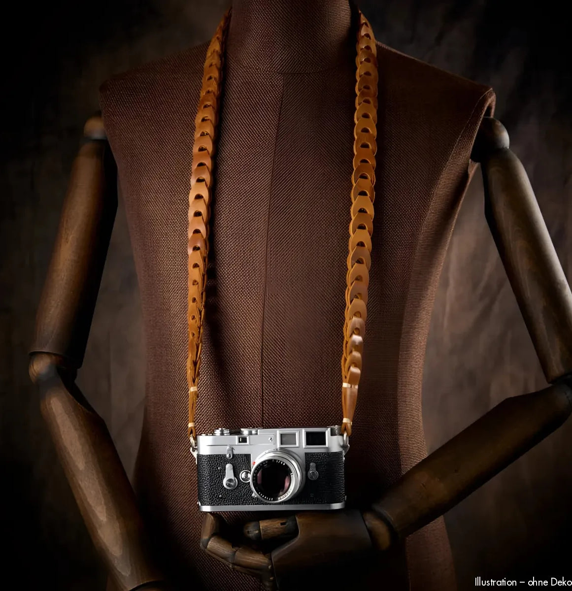 Rock n Roll Camera Straps And Bags Kameragurte | Leder Kameragurt in Hellbraun von | Vintage Design | Z.b. für Leica d Lux 8 | 100cm