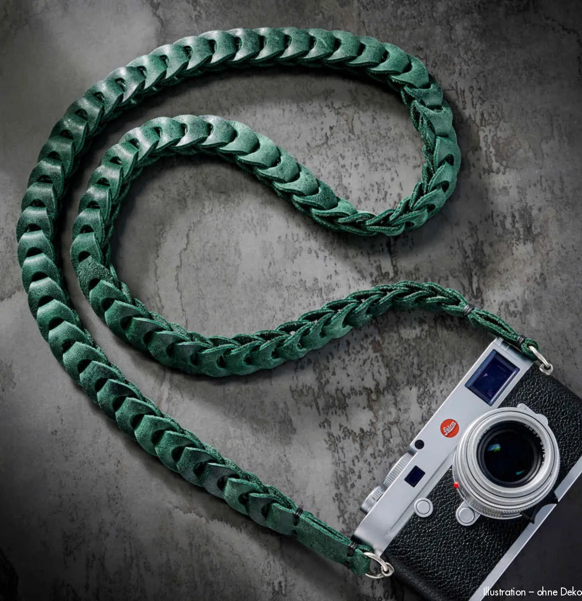 Rock n Roll Camera Straps And Bags Kameragurte | Leder Kameragurt von in Vintage Grün für Z.b. Nikon Z7 Ii | Handgefertigt | 125cm