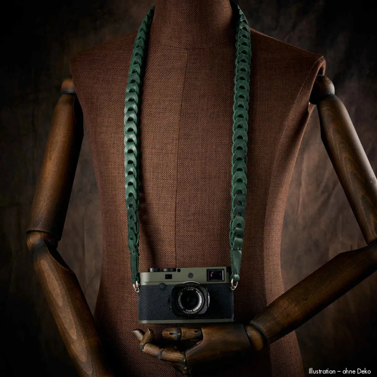 Rock n Roll Camera Straps And Bags Kameragurte | Leder Kameragurt von in Vintage Grün für Z.b. Nikon Z7 Ii | Handgefertigt | 125cm
