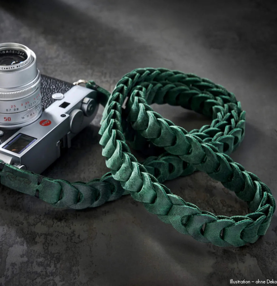 Rock n Roll Camera Straps And Bags Kameragurte | Leder Kameragurt von in Vintage Grün für Z.b. Nikon Z7 Ii | Handgefertigt | 125cm