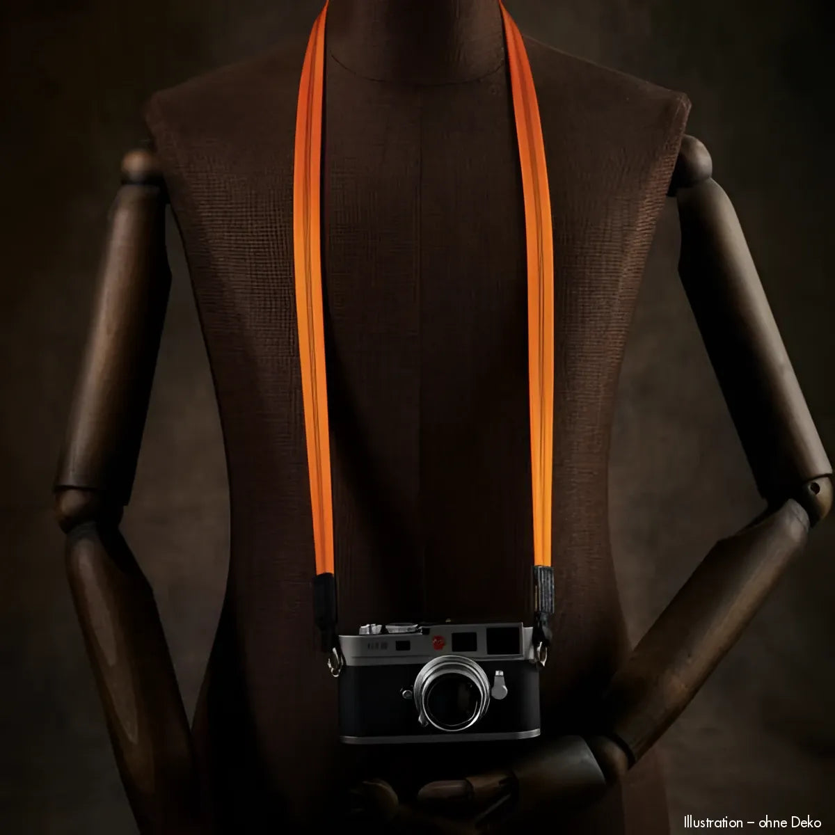 Leichter oranger Kamera-Gurt aus Polyamid von Rock N Roll für Leica M