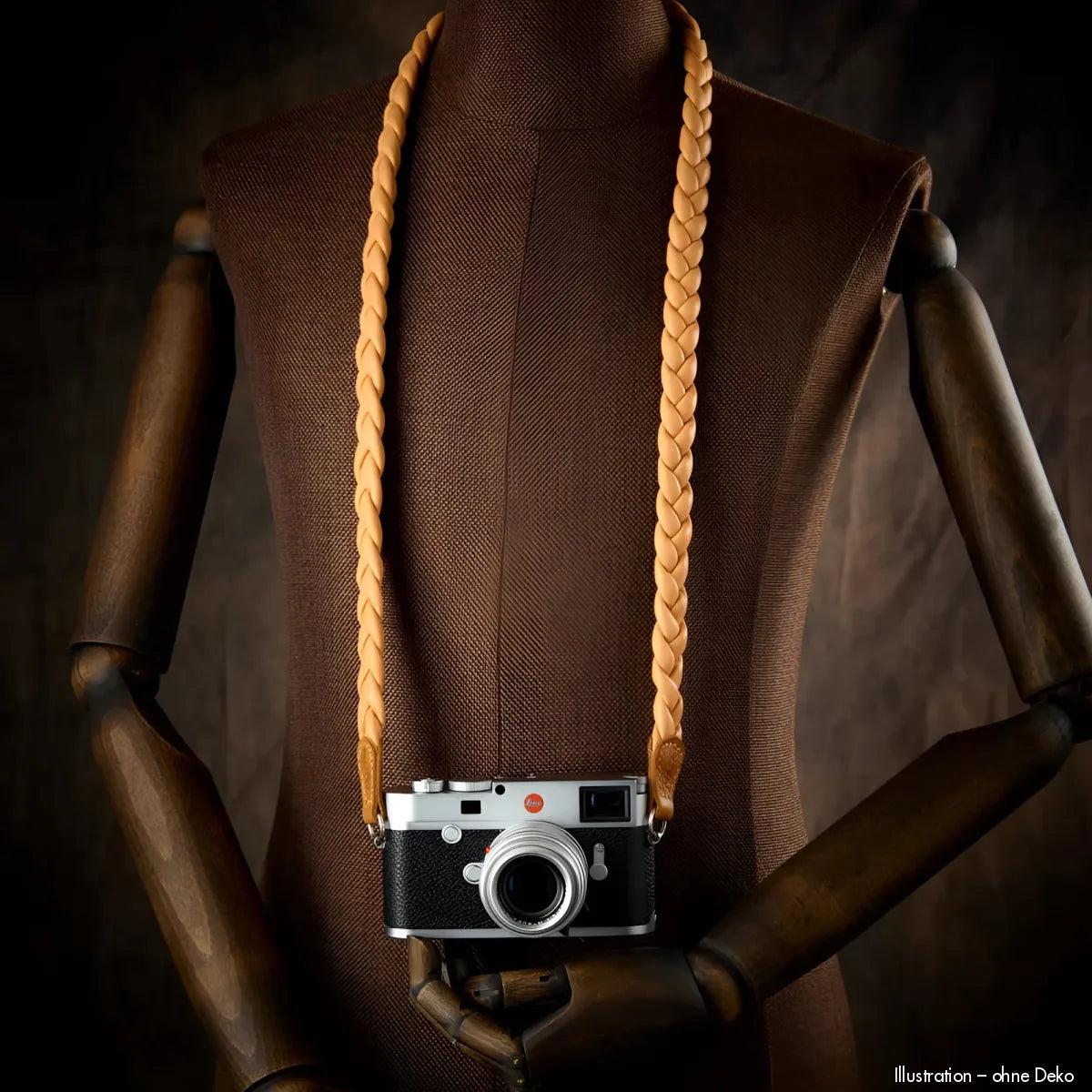 Rock n Roll Camera Straps And Bags Kameragurte | Nappa-leder Kamera Schultergurt von in Hellbraun für Z.b. Leica Q3 | 125cm
