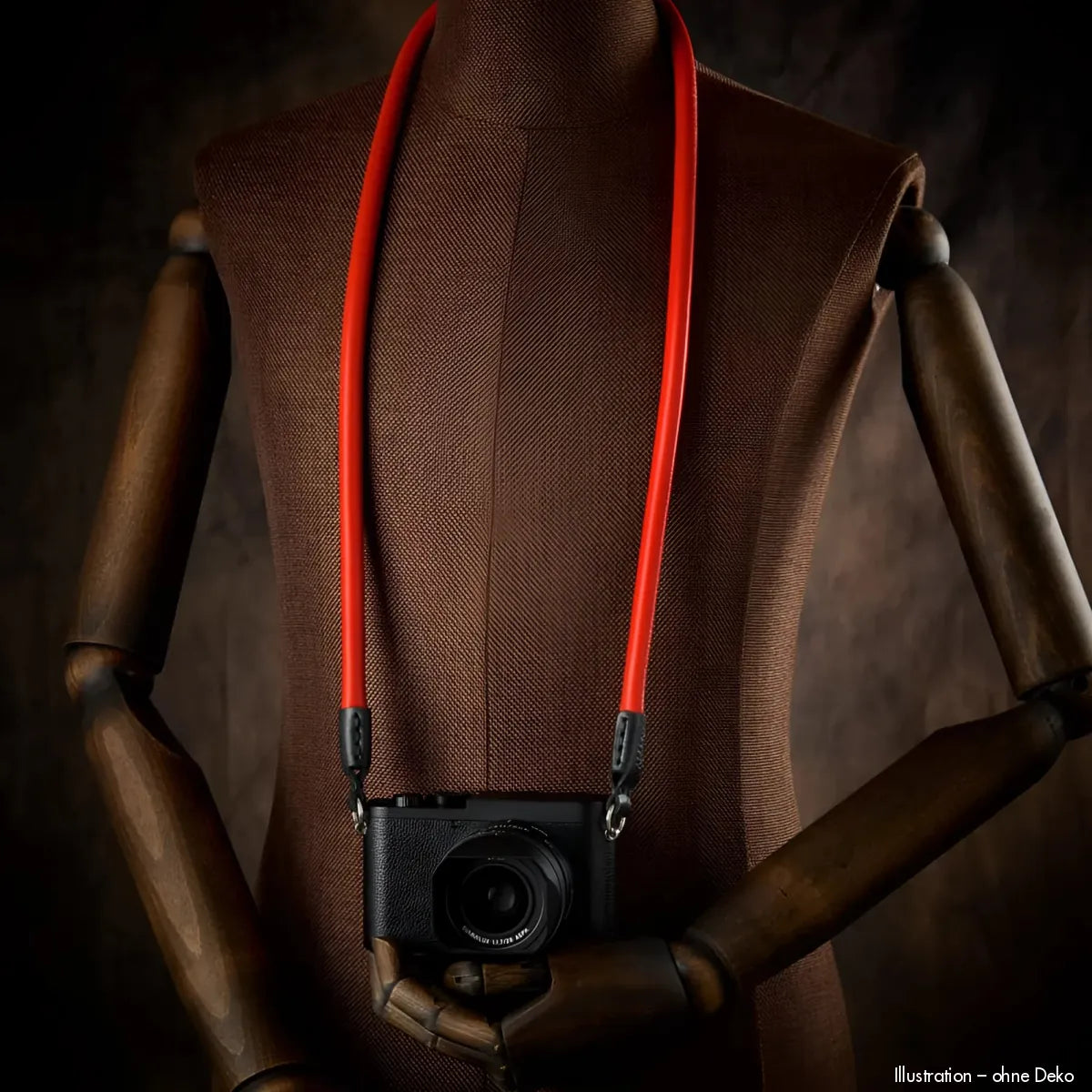 Rock n Roll Camera Straps And Bags Kameragurte | Roter Kamera Tragegurt aus Nappaleder und Seil von n für Z.b. Leica q Serie | 125cm