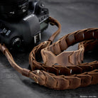 Rock n Roll Camera Straps And Bags Kameragurte | Vintage Brauner Leder Schultergurt von - U.a. für Canon Eos & Nikon Kameras - 100cm