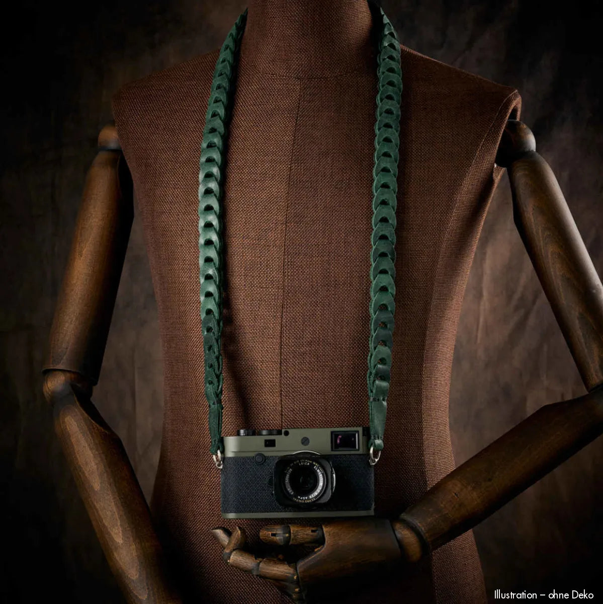 Rock n Roll Camera Straps And Bags Kameragurte | Vintage Kamera Tragegurt aus Leder in Antik Grün von | für Z.b. Fuji X100vi