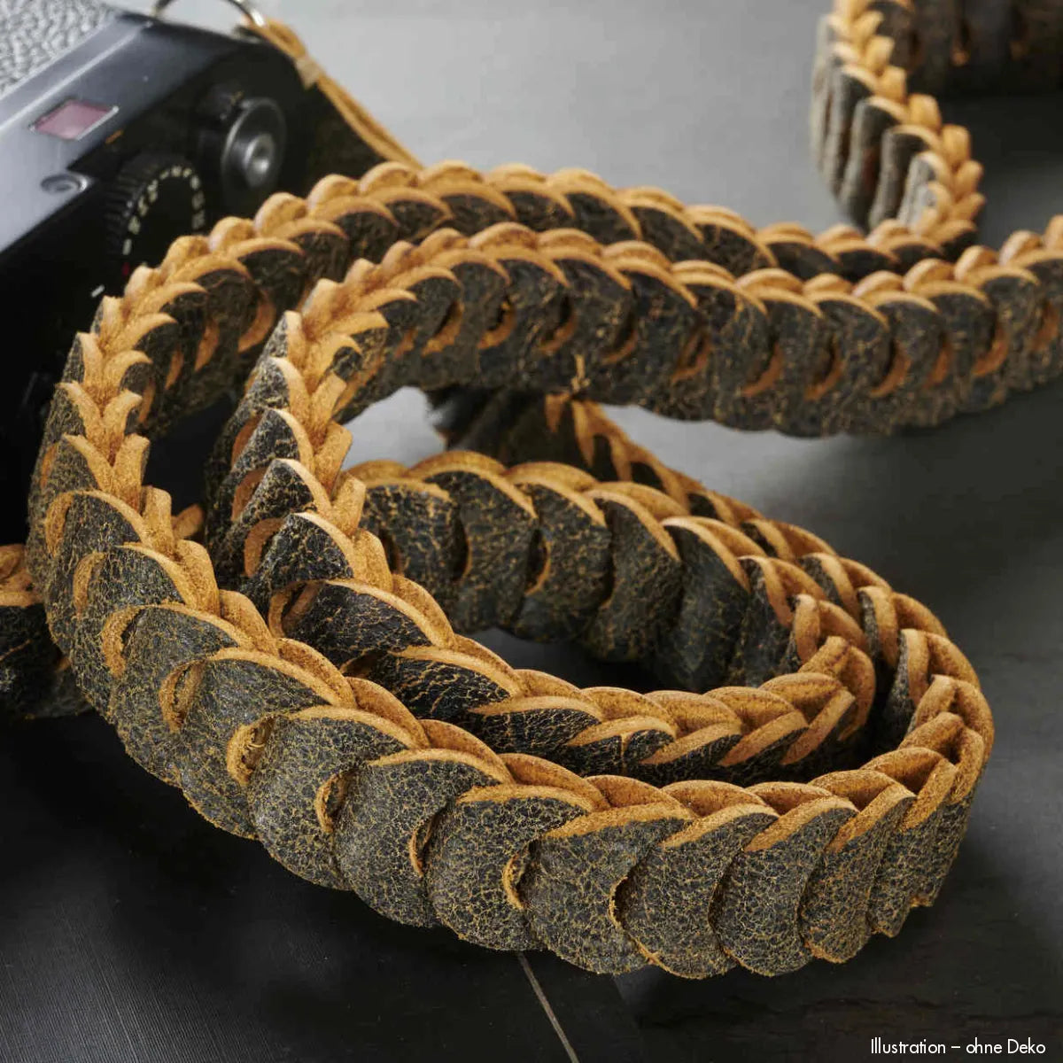 Rock n Roll Camera Straps And Bags Kameragurte | Vintage Kameragurt aus Englischem Leder in Distressed Dunkelbraun von n | 100cm