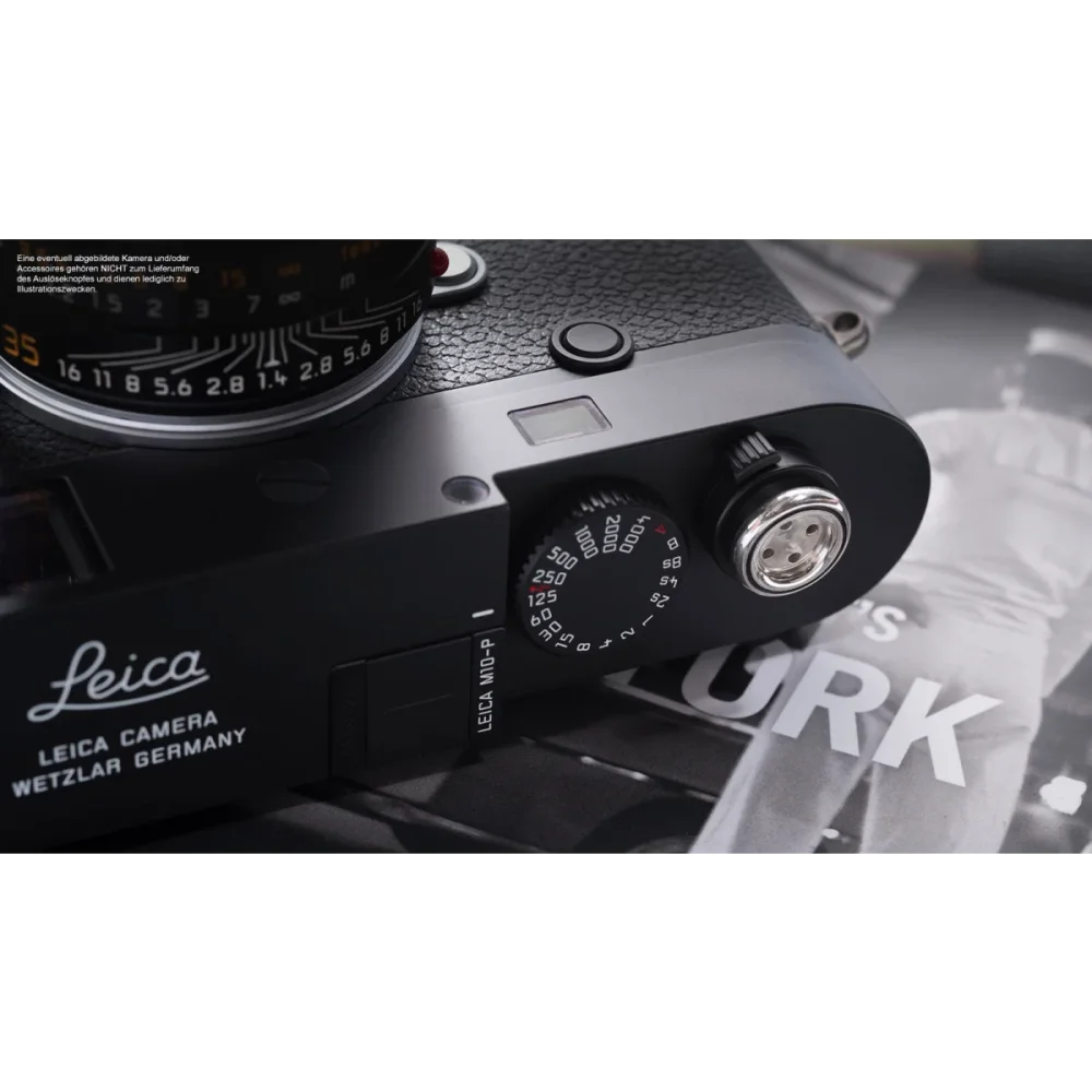 Auslöseknöpfe | Grau / Silber, Silber | Rock n Roll Camera Straps And Bags | Auslöseknopf Aus 925 Sterling Silber | Knopf Design | Rock n