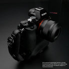 Handschlaufe | Alcantara, Leder, Schwarz | Gariz Design | Ergonomische Gariz Alcantara Handschlaufe Trageriemen Trageschlaufe / At-hg2/cg