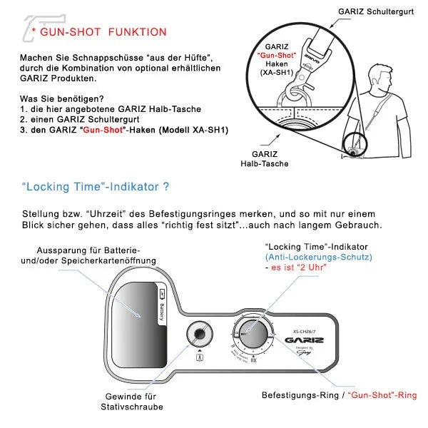 Half Case Bereitschaftstasche | Dunkelbraun, Leder, Nikon | Gariz Design | Fototasche Für Nikon Z6 Und Nikon Z7 | Tasche Aus Leder | Gariz