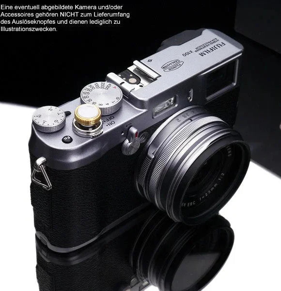 Auslöseknöpfe | Gelb / Gold, Messing | Gariz Design | Gariz Auslöseknopf / Soft Release Button Für Leica Fuji Nikon Etc. / Xa-sb5