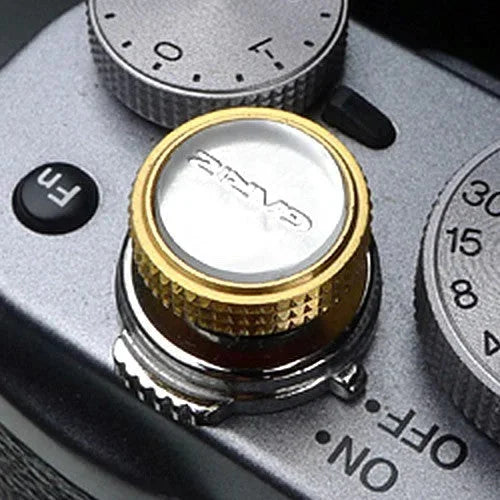 Auslöseknöpfe | Gelb / Gold, Messing | Gariz Design | Gariz Auslöseknopf / Soft Release Button Für Leica Fuji Nikon Etc. / Xa-sb5