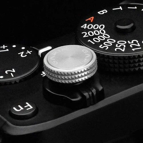 Auslöseknöpfe | Grau / Silber, Messing | Gariz Design | Gariz Auslöseknopf / Soft Release Button Für Leica Fuji Nikon Etc. / Xa-sba2