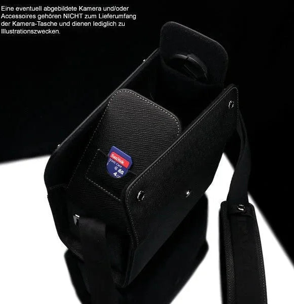 Fototaschen | Leder, Schwarz | Gariz Design | Gariz Black-label Designer Kamera-tasche / Systemkamera Fototasche (Bl-zbsbk)