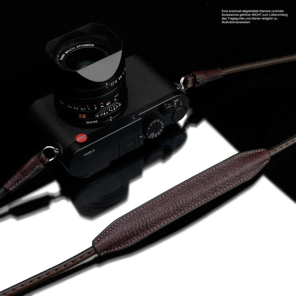 Kameragurte | Dunkelbraun, Leder | Gariz Design | Gariz Leder Systemkamera Kamera-gurt / Schultergurt / Trageriemen / Xs-csnsbr