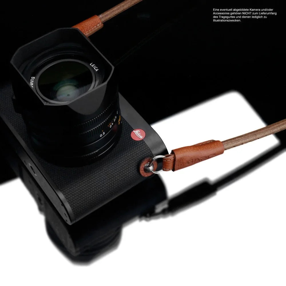 Kameragurte | Hellbraun, Leder | Gariz Design | Gariz Leder Systemkamera Kamera-gurt / Schultergurt / Trageriemen / Xs-csnscm