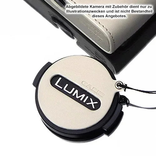 Objektivdeckel Sicherung | Leder | Gariz Design | Gariz Objektivdeckel Sicherung Für Panasonic Lumix g Objektive / Xa-cfpc