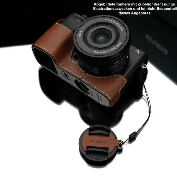 Objektivdeckel Sicherung | Leder | Gariz Design | Gariz Objektivdeckel Sicherung Für Sony e Objektiv 16-50 Mm / Xa-cfs1650cm2