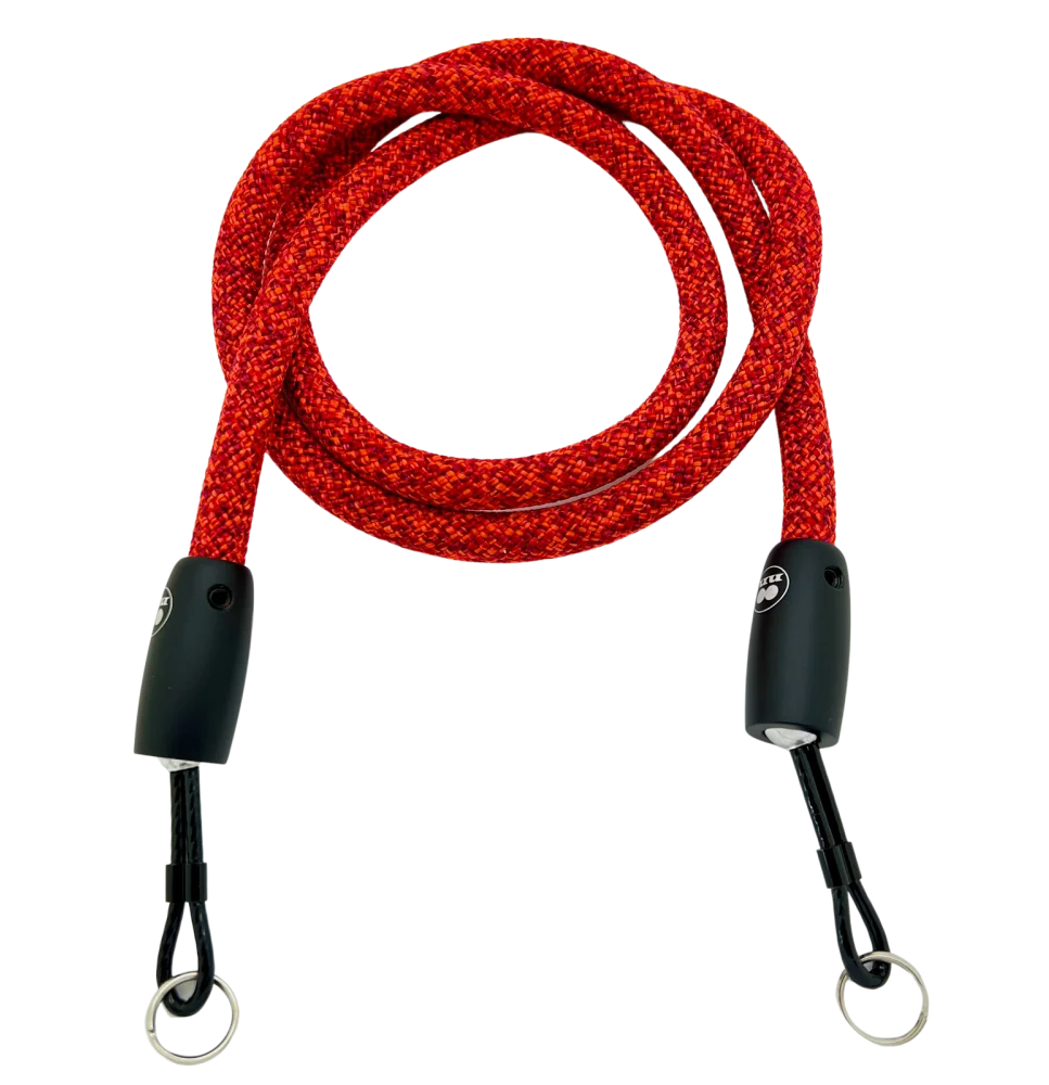 Tuenne Technical Outdoor Design Kameragurte | New - Rot - Seil | Kamera Schultergurt Aus Kletterseil In Rot | Patentierter Aufbau | Tuenne |