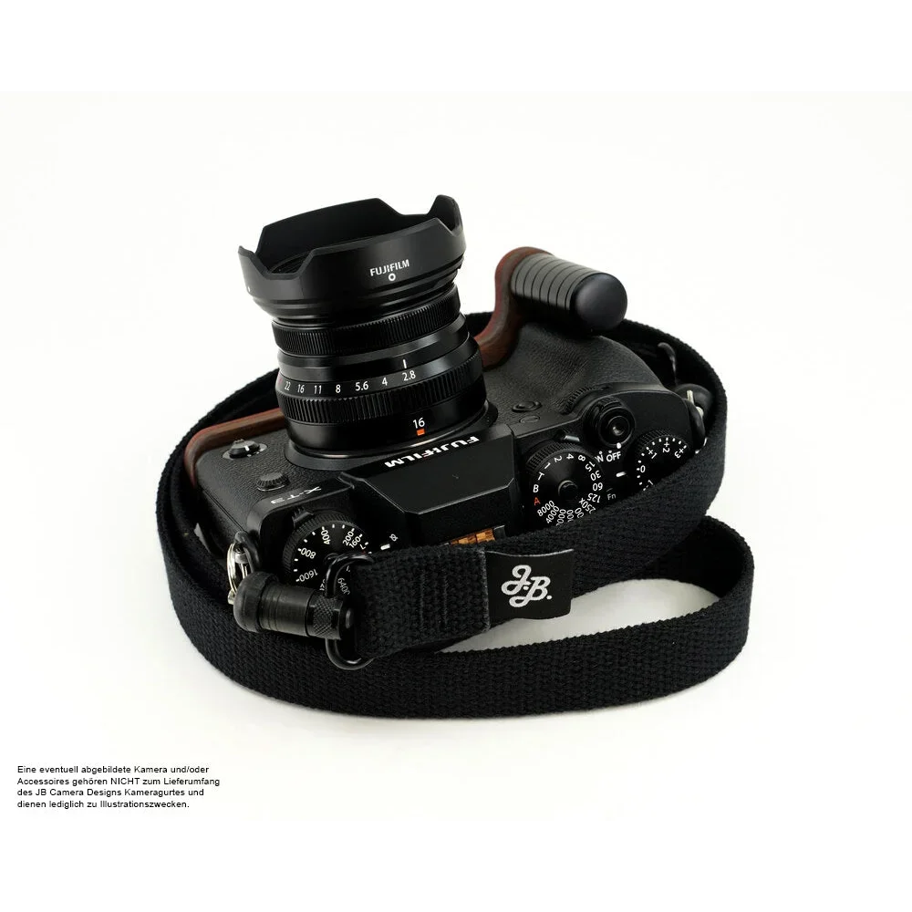 Kameragurte | Canvas / Baumwolle, Schwarz | J.b. Camera Designs Usa | Kamera Tragegurt Mit Schnellverschluss In Schwarz Von Jb Camera