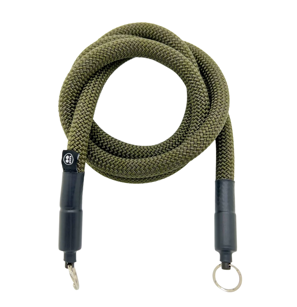Tuenne Technical Outdoor Design Kameragurte | Khaki / Grün - Seil | Kameraband In Olive Grün Aus Seil | Handgefertigt Und Patentiert |
